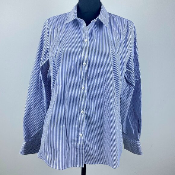 Liz Claiborne Tops - Liz Claiborne Striped Women's Blouse Size XL